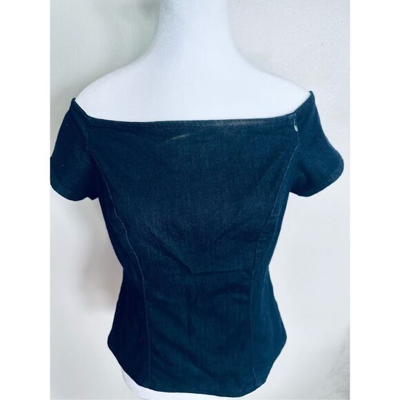 GUESS ladies off shoulder top size L - Picture 2 of 5